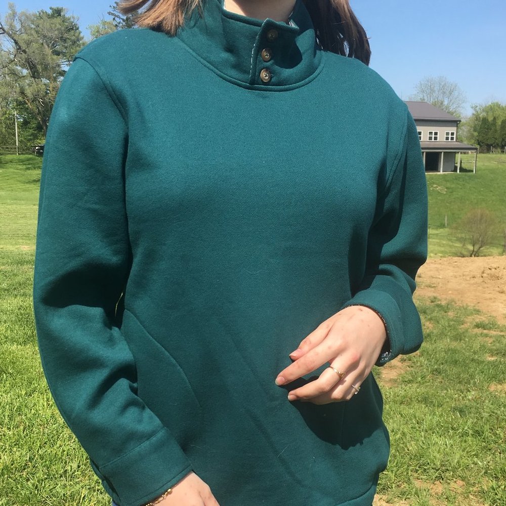 Turtleneck Buttoned Sweater